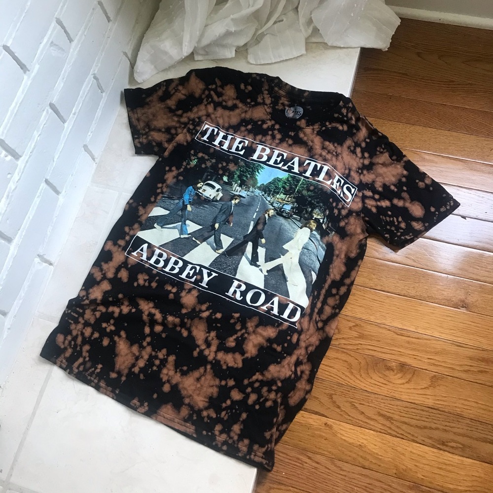 Bleached BEATLES tshirt
